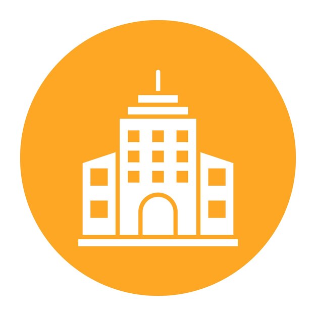 Construir un icono de vector de negocios Se puede usar para el conjunto de iconos de negocios basados en el hogar
