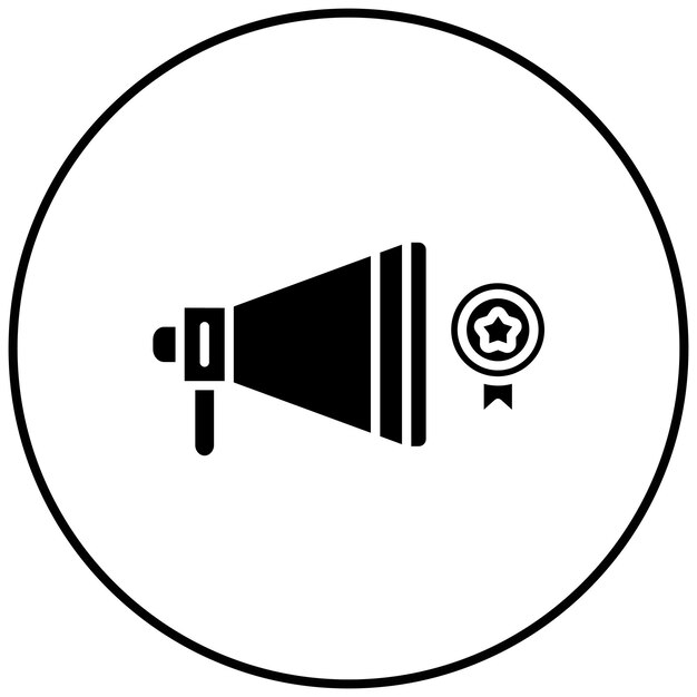 Construir una imagen vectorial de icono de voz de marca Se puede utilizar para la Agencia de Medios Sociales
