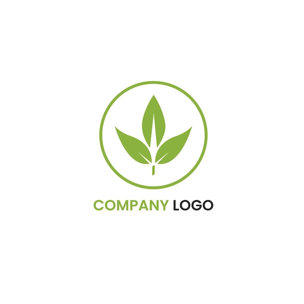 Construir marcas creativas e impactantes Diseño del logotipo de la compañía Logotipo de la hoja