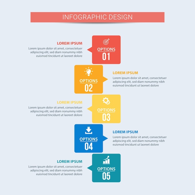 Construye una infografía de bloque