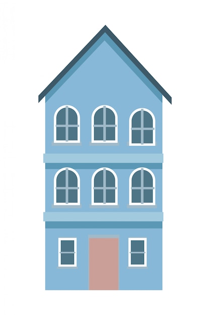 construyendo la estructura de la casa moderna
