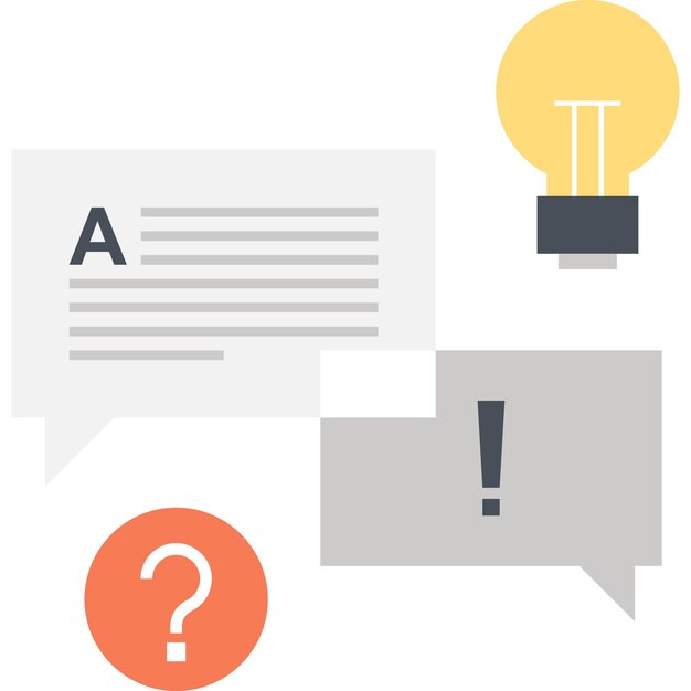 Consultoría en el concepto de icono web plano