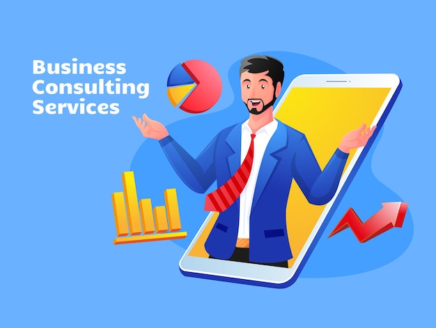 consultoría empresarial con aplicaciones móviles para teléfonos inteligentes