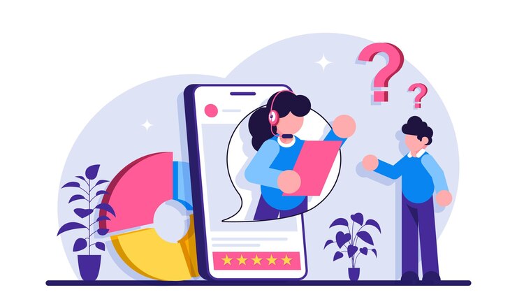 Vector consumidor haciendo ilustración de compra