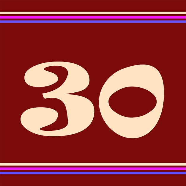 Contado totalmente editable de 1 a 60