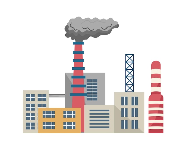 Contaminación del aire en las fábricas