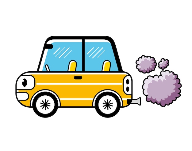 Contaminación atmosférica por el humo de los automóviles
