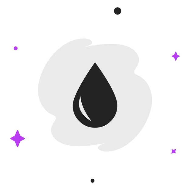 Contaminación en ilustración vectorial de estilo plano concepto de negocio simple pictograma en fondo aislado