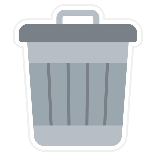 un contenedor de basura con una tapa gris que dice que no puedes verlo en la imagen