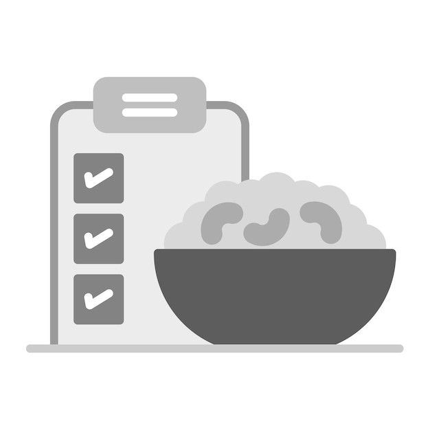 un contenedor con una lista de comprobación en él y una lista de verificación en él