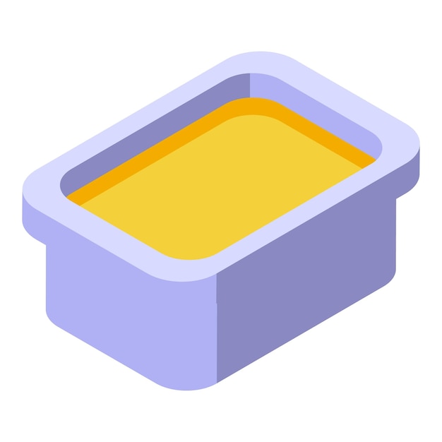 Contenedor de plástico para productos alimenticios de queso derretido