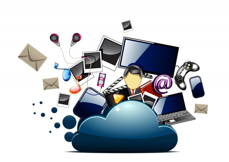 Vector contenido dentro de la carpeta de la nube