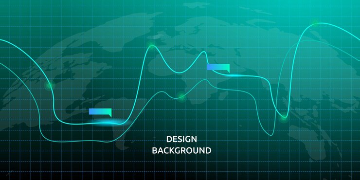 Vector contexto del concepto de negocio de la tecnología de inversión de moneda digital bitcoin