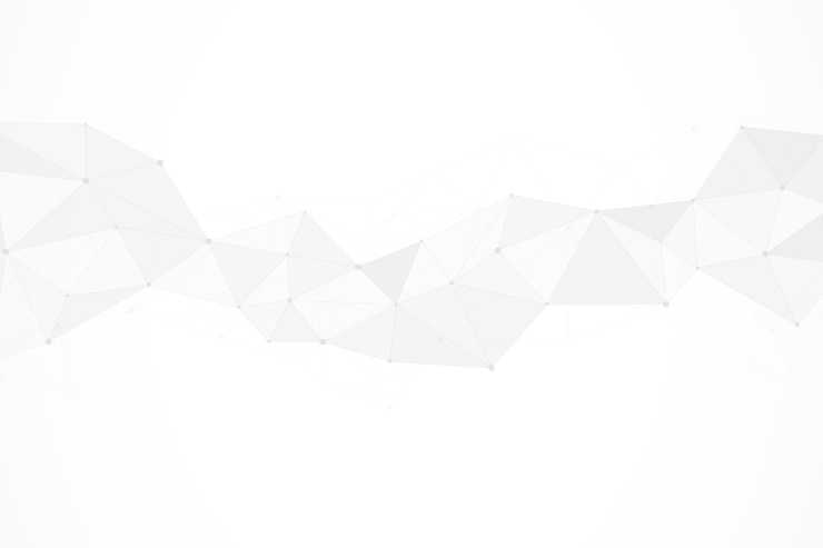 Vector contexto tecnológico abstracto con conexión de puntos y líneas concepto de datos y tecnología red de internet