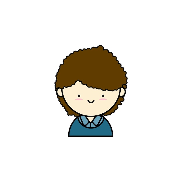 contorno, color, lindo, avatar, icono