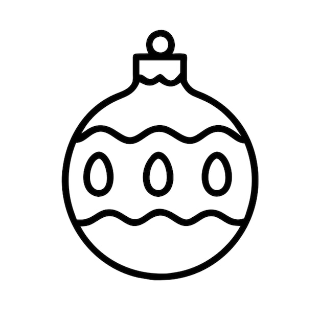 Contorno del icono del adorno