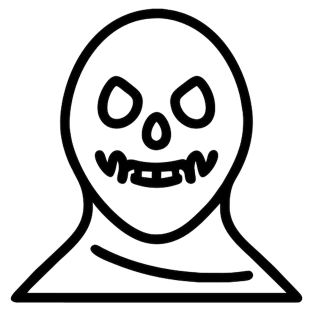 Contorno del icono en amarillo