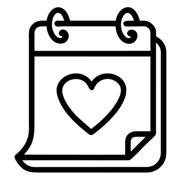 Contorno del icono del aniversario