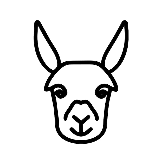 Contorno del icono de la cabeza de la llama
