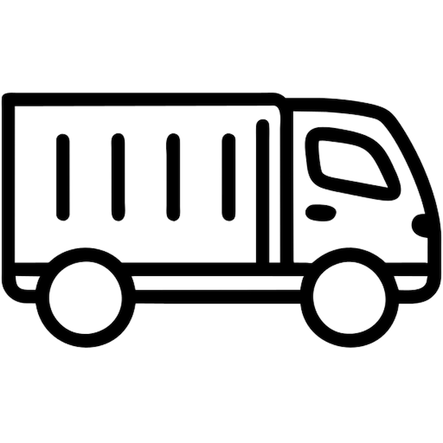 Contorno del icono del camión