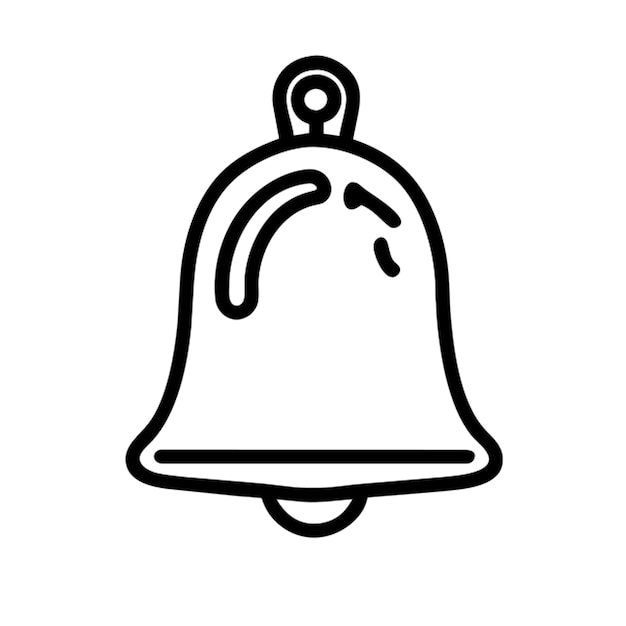 Contorno del icono de la campana