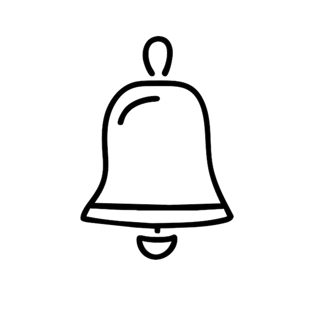 Contorno del icono de la campana