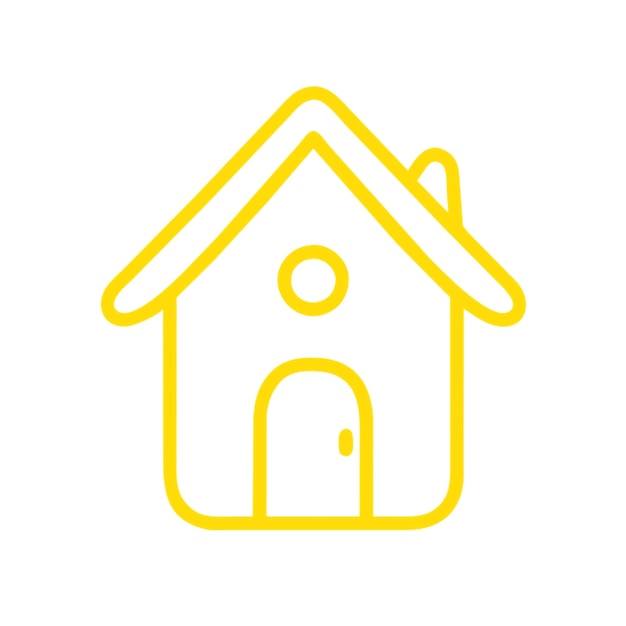 Contorno del icono de la casa