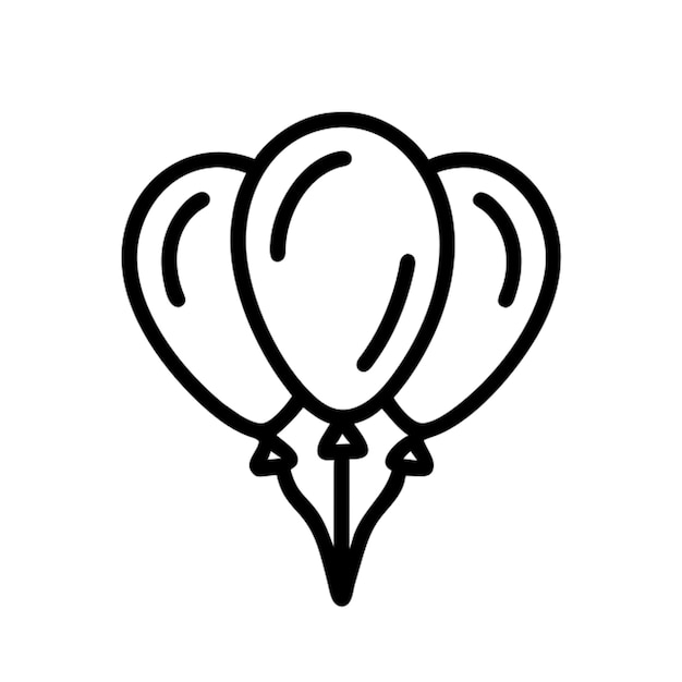 Contorno del icono de la celebración