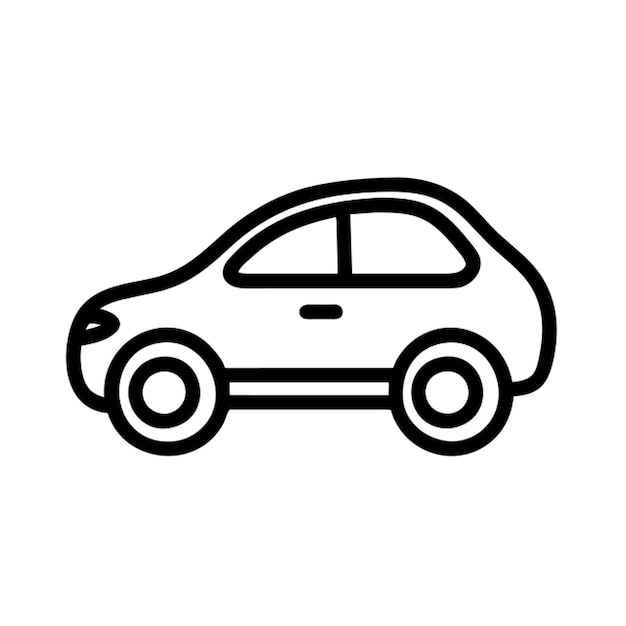 Contorno del icono del coche