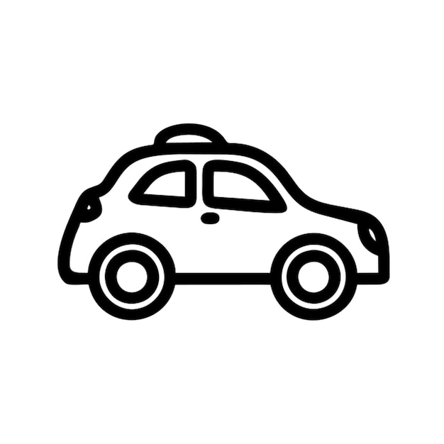 Contorno del icono del coche