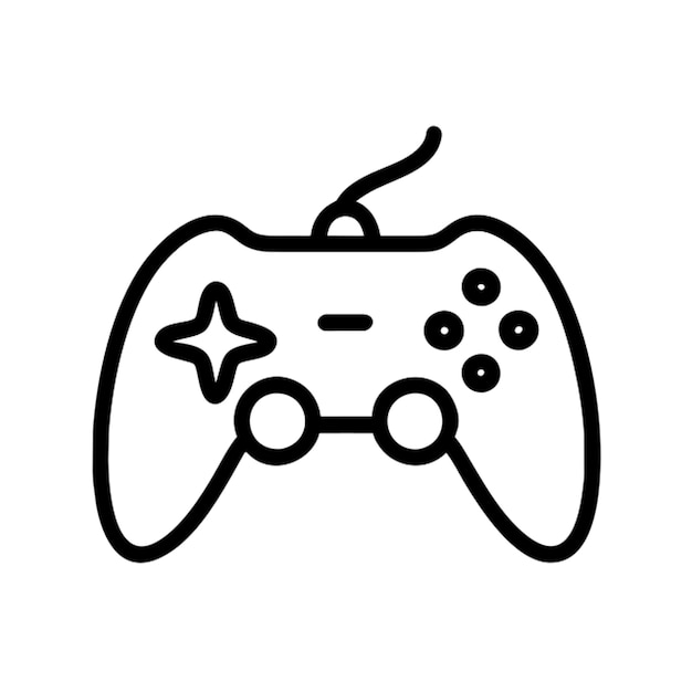 Contorno del icono del controlador de juego