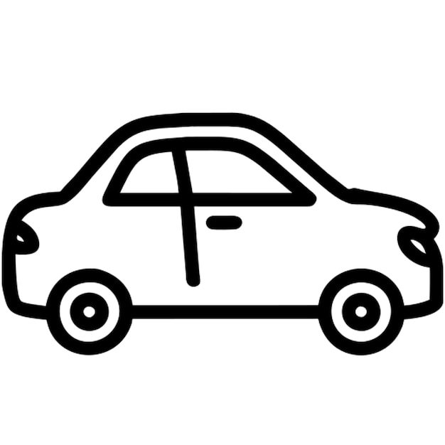 Contorno del icono convertible
