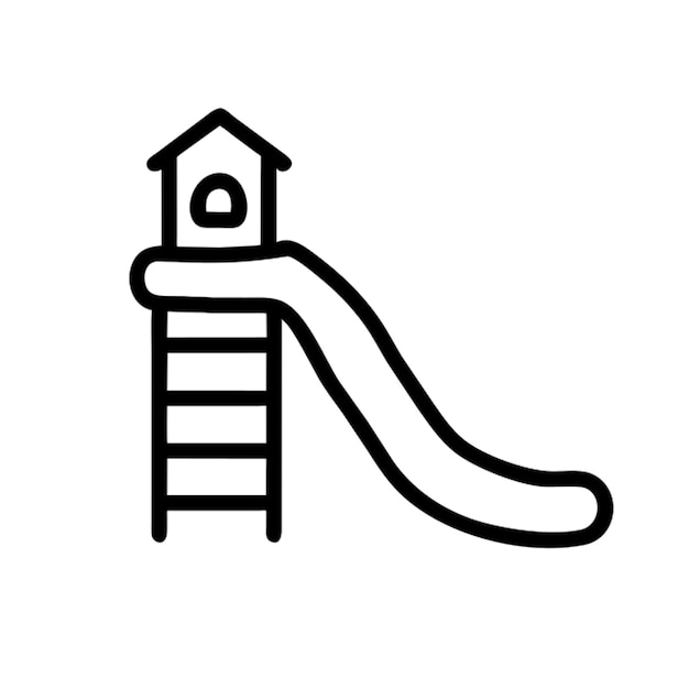 Contorno del icono de la diapositiva