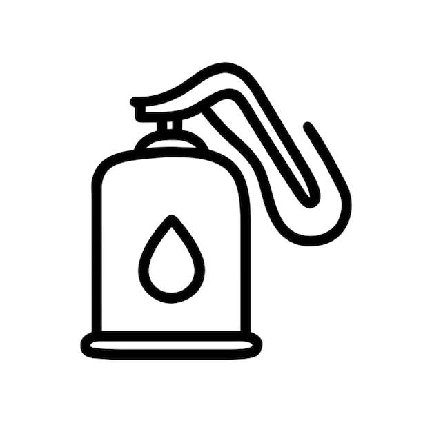 Contorno del icono del gas