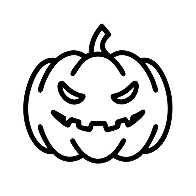 Contorno del icono de Halloween
