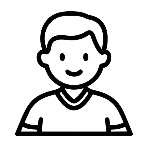 contorno de icono hijo