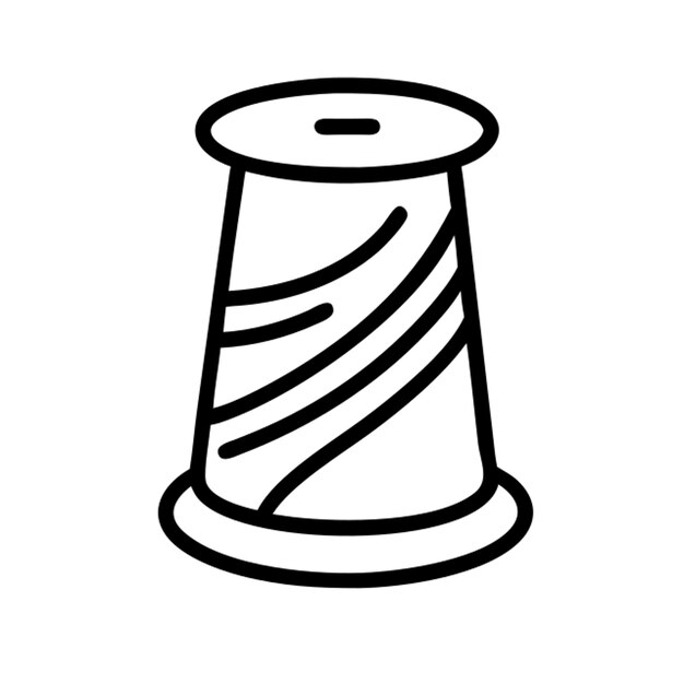 Contorno del icono del hilo