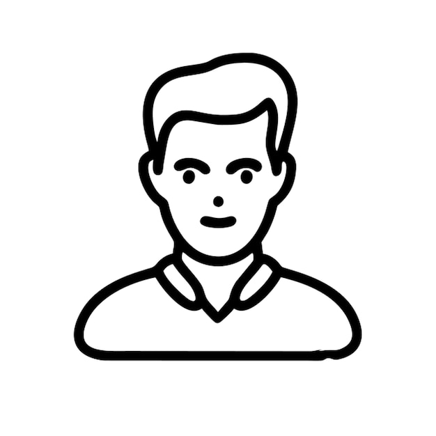 Contorno del icono del hombre