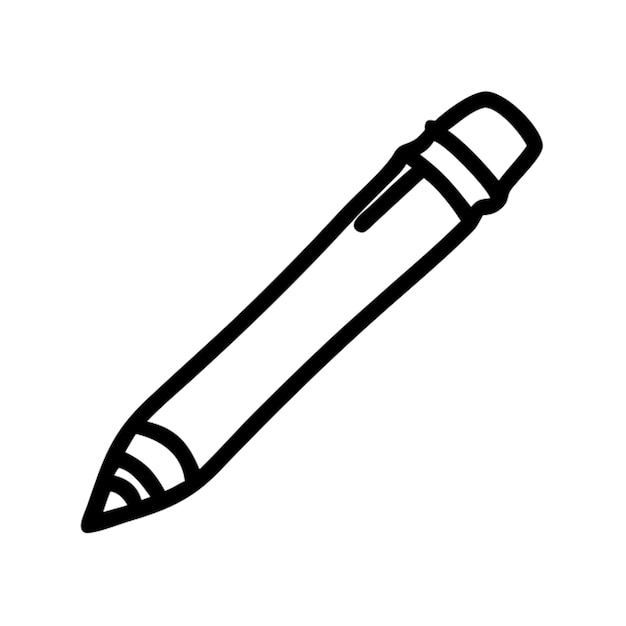 Contorno del icono del lápiz