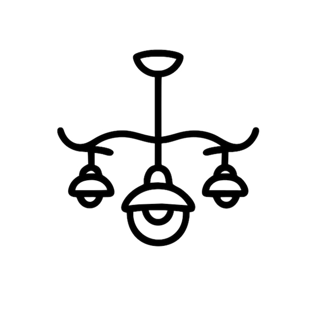 Contorno del icono de las luces