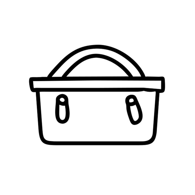 Contorno del icono del picnic