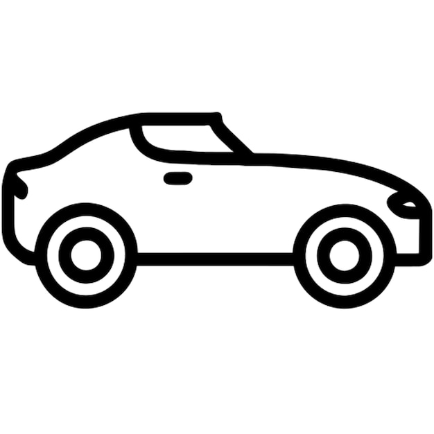 Contorno del icono del roadster