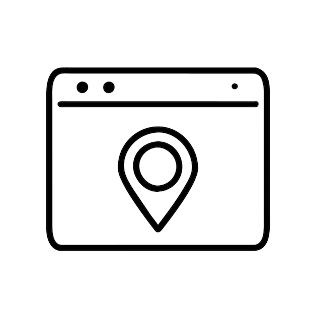 Contorno del icono del sitio