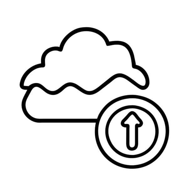 contorno del icono del sustrato