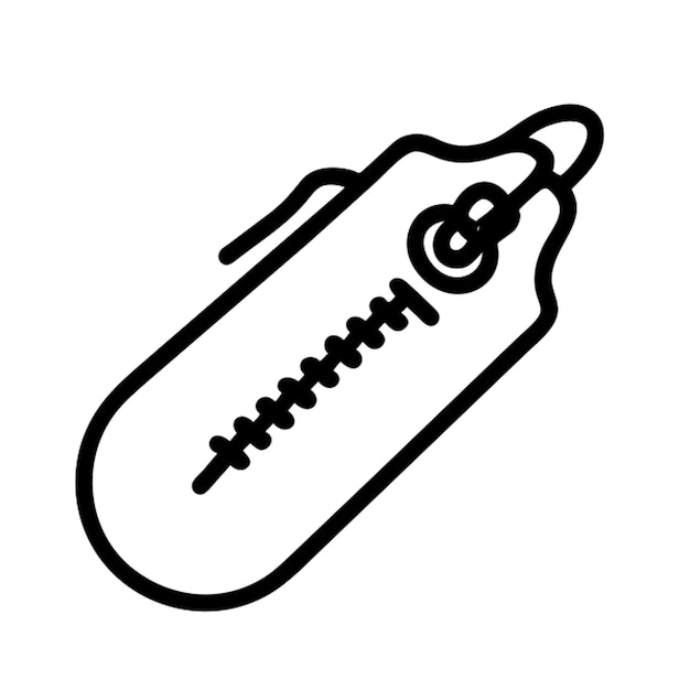 Contorno del icono de zip