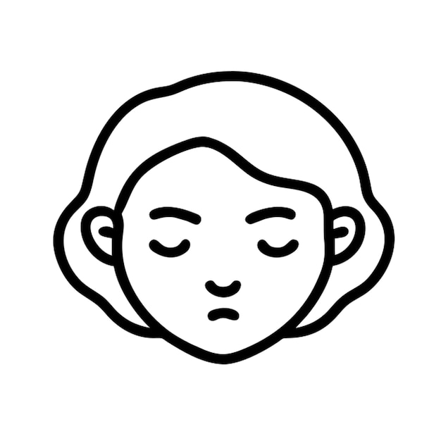 Contorno del icono de zzz