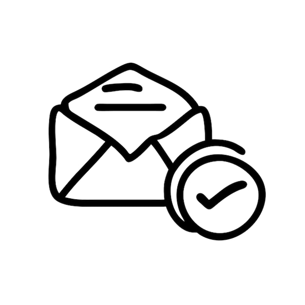 Contorno de los íconos de correo