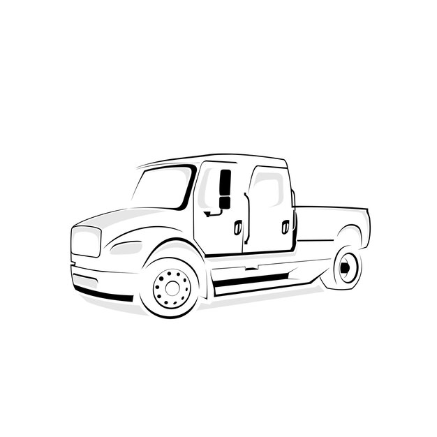 contorno logo diseño icono coche