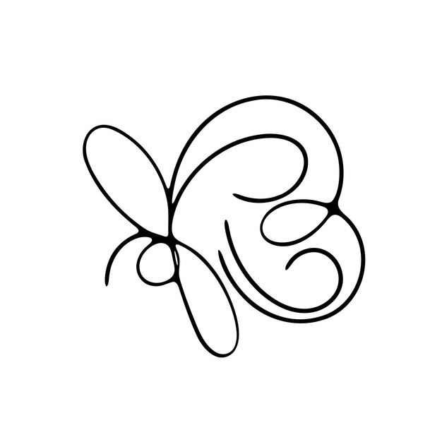 Contorno de mariposa con colección de detalles dibujados