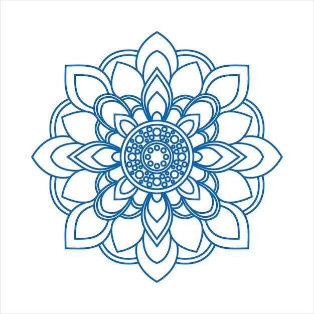 contorno ornamento mandala